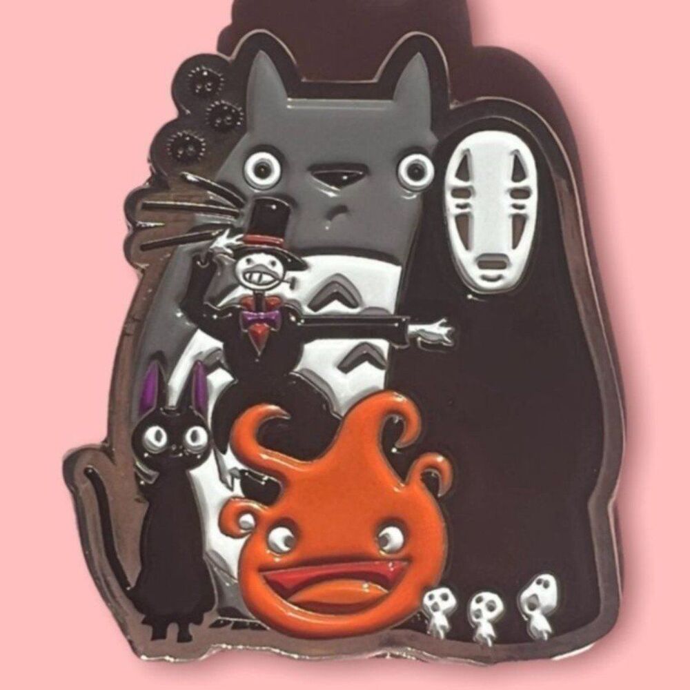 Miyazaki Spirited Away Totoro Kikis delivery service enamel pin